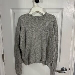 Brandy Melville Heather Gray Crew Neck Sweater